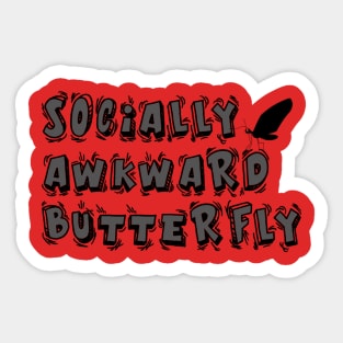 Socially awkward Sticker